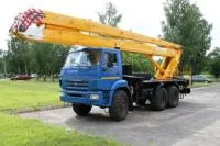 Автогидроподъемник ВС-28К на шасси камаз 43118