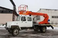 Автовышка ПСС-131.22 на шасси ГАЗ 33086 (5-ти местная кабина) ЗЭМЗ
