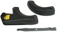 Комплект мульчирования для Minirider 76 RDE / 76 SDE / LR1 NR76 / LR2 NR76 нож, заглушка, дефлектор